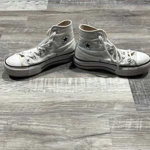 Platform high top converse